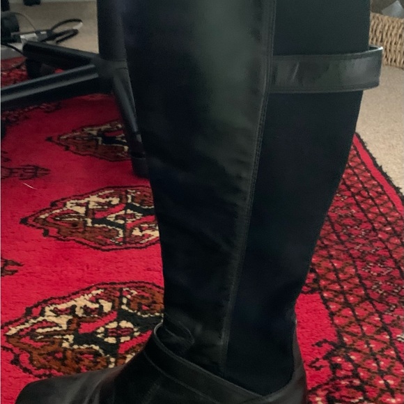 Stuart Weitzman black leather boots - Picture 4 of 9